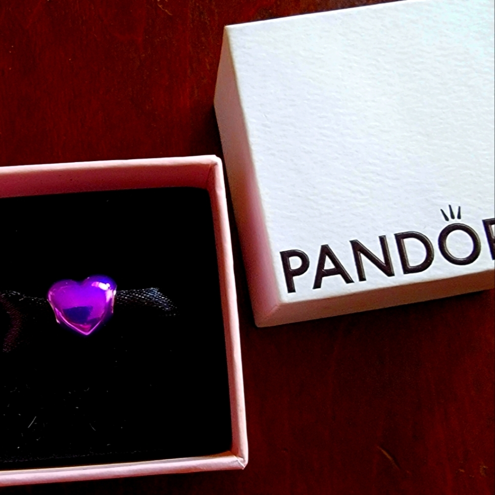 Nib purple pandora charm
